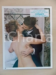 Materiale cinematografico d’epoca 1976 L INNOCENTE Bacio tra Laura ANTONELLI e Giancarlo GIANNINI Lobby card 1