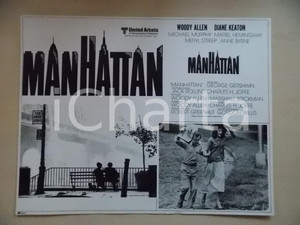 Materiale cinematografico d’epoca 1979 MANHATTAN Woody ALLEN e Diane KEATON Lobby card 40x31 EDIZIONE MESSICANA 1