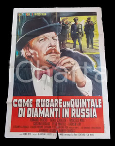 Materiale cinematografico d’epoca 1967 COME RUBARE UN QUINTALE DI DIAMANTI IN RUSSIA Fernando SANCHO Manifesto 1