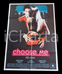 Materiale cinematografico d’epoca 1984 CHOOSE ME  PRENDIMI Keith CARRADINE GeneviÃ¨ve BUJOLD Manifesto 100x140 cm 1