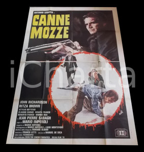 Materiale cinematografico d’epoca 1977 CANNE MOZZE Antonio SABATO Ritza BROWN Attilio DOTTESIO Manifesto 140x200 1