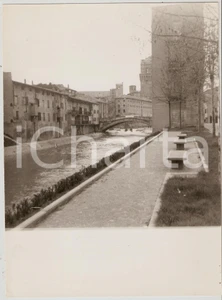 Fotografia d epoca originale 1970 ca PADOVA Veduta di ponte Sant Agostino e osservatorio astronomico Foto 1
