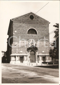 Fotografia d epoca originale 1970 ca PADOVA Facciata della Basilica del Carmine Foto 17x24 cm 1