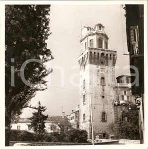 Fotografia d epoca originale 1970 ca PADOVA Torre dell osservatorio astronomico Foto ARTISTICA 18x18 cm 1