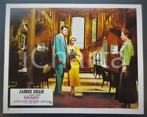 Materiale cinematografico d’epoca 1970 ca IL GIGANTE Elizabeth TAYLOR Rock HUDSON Mercedes McCAMBRIDGE Lobby card 1