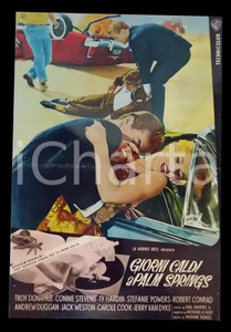 Materiale cinematografico d’epoca 1963 GIORNI CALDI A PALM SPRINGS Connie STEVENS Troy DONAHUE Lobby card 45x63 1