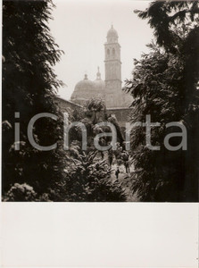 Fotografia d epoca originale 1970 ca PADOVA Abbazia di SANTA GIUSTINA vista da un chiostro innevato Foto 1