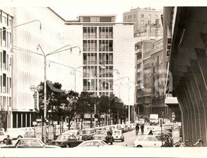 Fotografia d epoca originale 1970 ca PADOVA Traffico cittadino all ora di punta  Panorama Foto 23x18 cm 1