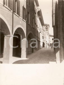 Fotografia d epoca originale 1970 ca PADOVA Scorcio dei portici del centro storico Foto 17x23 cm 1