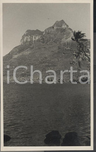 Fotografia d epoca originale 1937 BORA BORA Polinesia Veduta panoramica  2PHOTO cm 13,5 x 8,5 1