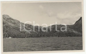 Fotografia d epoca originale 1937 TAHAA Polinesia Veduta panoramica 3 REAL PHOTO cm 13,5 x 8,5 1