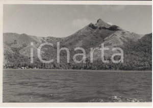 Fotografia d epoca originale 1937 TAHAA Polinesia Veduta panoramica 4 REAL PHOTO cm 13,5 x 8,5 1