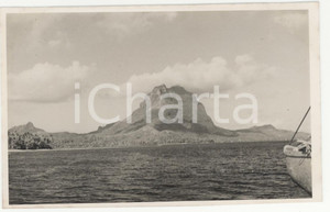Fotografia d epoca originale 1937 BORA BORA Polinesia Veduta panoramica  10PHOTO cm 13,5 x 8,5 1