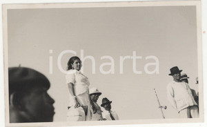 Fotografia d epoca originale 1937 PointeÃ Pitre Guadalupa  Personaggi al porto  REAL PHOTO cm 13,5 x 8,5 1
