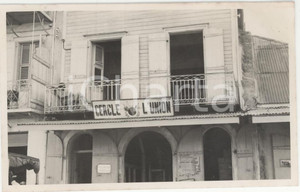 Fotografia d epoca originale 1937 PointeÃ Pitre Guadalupa  Cercle l Union  REAL PHOTO cm 13,5 x 8,5 1