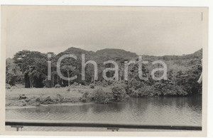 Fotografia d epoca originale 1937 PANAMA Veduta del lago interno al canale 9REAL PHOTO cm 13,5 x 8,5 1
