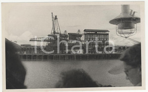 Fotografia d epoca originale 1937 PANAMA Veduta del lago interno al canale 7REAL PHOTO cm 13,5 x 8,5 1