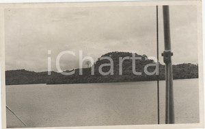 Fotografia d epoca originale 1937 PANAMA Veduta del lago interno al canale 4REAL PHOTO cm 13,5 x 8,5 1