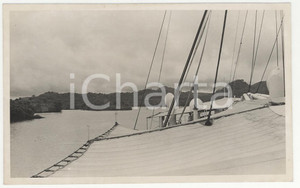 Fotografia d epoca originale 1937 PANAMA Veduta del lago interno al canale 2 REAL PHOTO cm 13,5 x 8,5 1