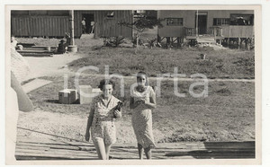 Fotografia d epoca originale 1937 RAIATEA Polinesia A passeggio per l isola REAL PHOTO cm 13,5 x 8,5 1