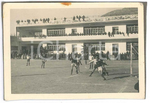 Fotografia d epoca originale 1940 ca ITALIA  ESERCITO Partita di calcio tra soldati  Foto 6x8 cm 3 1