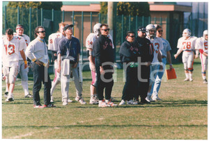 Fotografia d epoca originale 1995 ca ITALIA Football Americano BLACKHAWKS CERNUSCO Allenamento  Foto 11 1