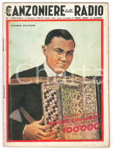 Giornale, rivista storica Maggio 1942 IL CANZONIERE DELLA RADIO Wolmer Beltrami  Rivista n. 36 1
