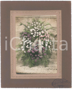 Fotografia d epoca originale 1915 ca MILANO Cimitero Monumentale  Corona Ditta MARAGGI Foto PELLEGRINO 1