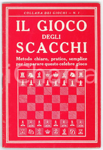 Libro, pubblicazione d epoca 1965 U.M. Il gioco degli scacchi  Biblioteca del Popolo Ed. SONZOGNO 1