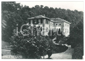 Fotografia d epoca originale 1960 ca LANZO D INTELVI CO Veduta di VILLA REINACH Fotografia 14x10 cm 1