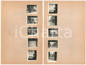 Fotografia d epoca originale 1954 PARIGI Amici all Hotel France e vie della cittÃ   10 provini fotografici 1