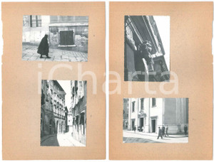 Fotografia d epoca originale 1963 TRIESTE Scorci cittadini  Vedute  4 fotografie 10x7 cm 1