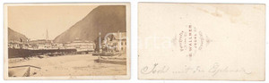 Fotografia d epoca originale 1870 ca BAD ISCHL AUSTRIA The Esplanade  Photo B. WALLNER 10x6 cm 1
