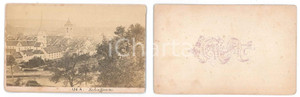 Fotografia d epoca originale 1870 ca SCIAFFUSA SVIZZERA Veduta panoramica  Foto GARCIN 10x6 cm 1