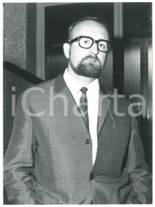 Fotografia d epoca originale 1975 ca MUSICA Krzysztof PENDERECKI Ritratto del compositore  Foto 17x24 cm 1 1