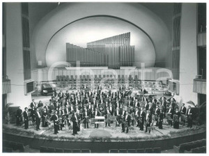 Fotografia d epoca originale 1960 ca TORINO Auditorium RAI Orchestra Sinfonica Nazionale RAI Foto 24x17 cm 1