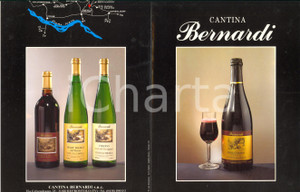 Materiale pubblicitario d’epoca 2000 ca REFRONTOLO TV Cantina BERNARDI  Pieghevole pubblicitario ILLUSTRATO 1