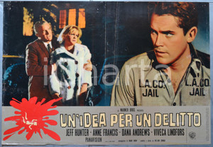 Materiale cinematografico d’epoca 1965 CINEMA  BRAINSTORM Un idea per un delitto Jeff HUNTER Lobby card 2 1
