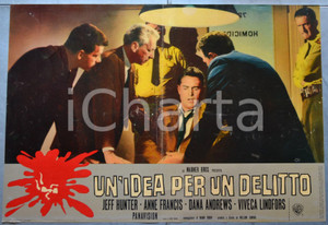 Materiale cinematografico d’epoca 1965 CINEMA  BRAINSTORM Un idea per un delitto Jeff HUNTER Lobby card 1 1