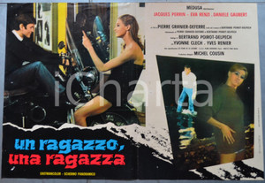 Materiale cinematografico d’epoca 1967 CINEMA LE GRAND DADAIS Un ragazzo, una ragazza Jacques PERRIN Lobby card 1