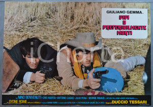 Materiale cinematografico d’epoca 1969 WESTERN Vivi o preferibilmente morti  Nino BENVENUTI Giuliano GEMMA 1