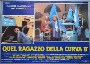 Materiale cinematografico d’epoca 1987 CINEMA Quel ragazzo della curva B Nino D ANGELO Lobby card 1