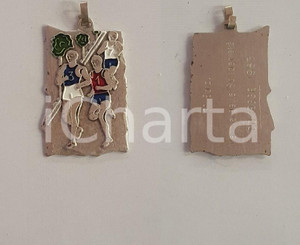 1983 DOMEGGE Marcia della solidarietà  Terza edizione  Medaglia 3x5 cm 1