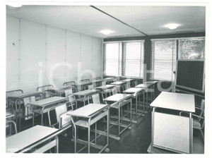 Fotografia d epoca originale 1965 ca ARONA Liceo scientifico E. Fermi  Aula Foto GIOVETTI 24x18 cm 1