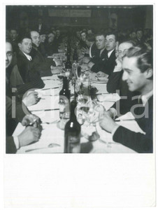 Fotografia d epoca originale 1930 ca MILANO Porta Vittoria  Ditta PERUCCHINI  Cena aziendale 2 Foto 18x24 1