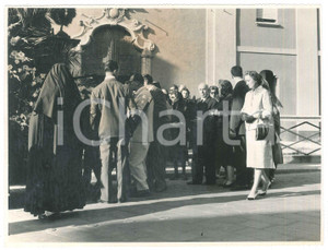 Fotografia d epoca originale 1959 VIGEVANO Chiesa della Madonna della Neve  Funerale 3 Foto 24x18 cm 1