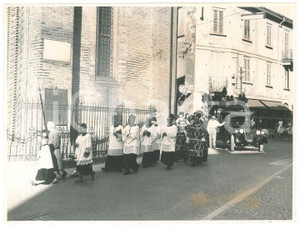 Fotografia d epoca originale 1959 VIGEVANO Chiesa San Francesco  Funerale 5 Fotografia 24x18 cm 1