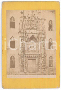 Fotografia d epoca originale 1900 ca ANCONA Chiesa di S. FRANCESCO ALLE SCALE  Facciata Foto 11x17 cm 1
