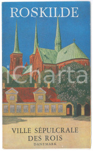 Materiale pubblicitario d’epoca 1956 ROSKILDE DENMARK Ville sÃ©pulcrale des rois  French vintage brochure 1