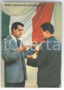 Libro, pubblicazione d epoca 1961 Benvenuto in SVIZZERA  Guida tascabile per italiani F. J. BURRUS Tabacchi 1